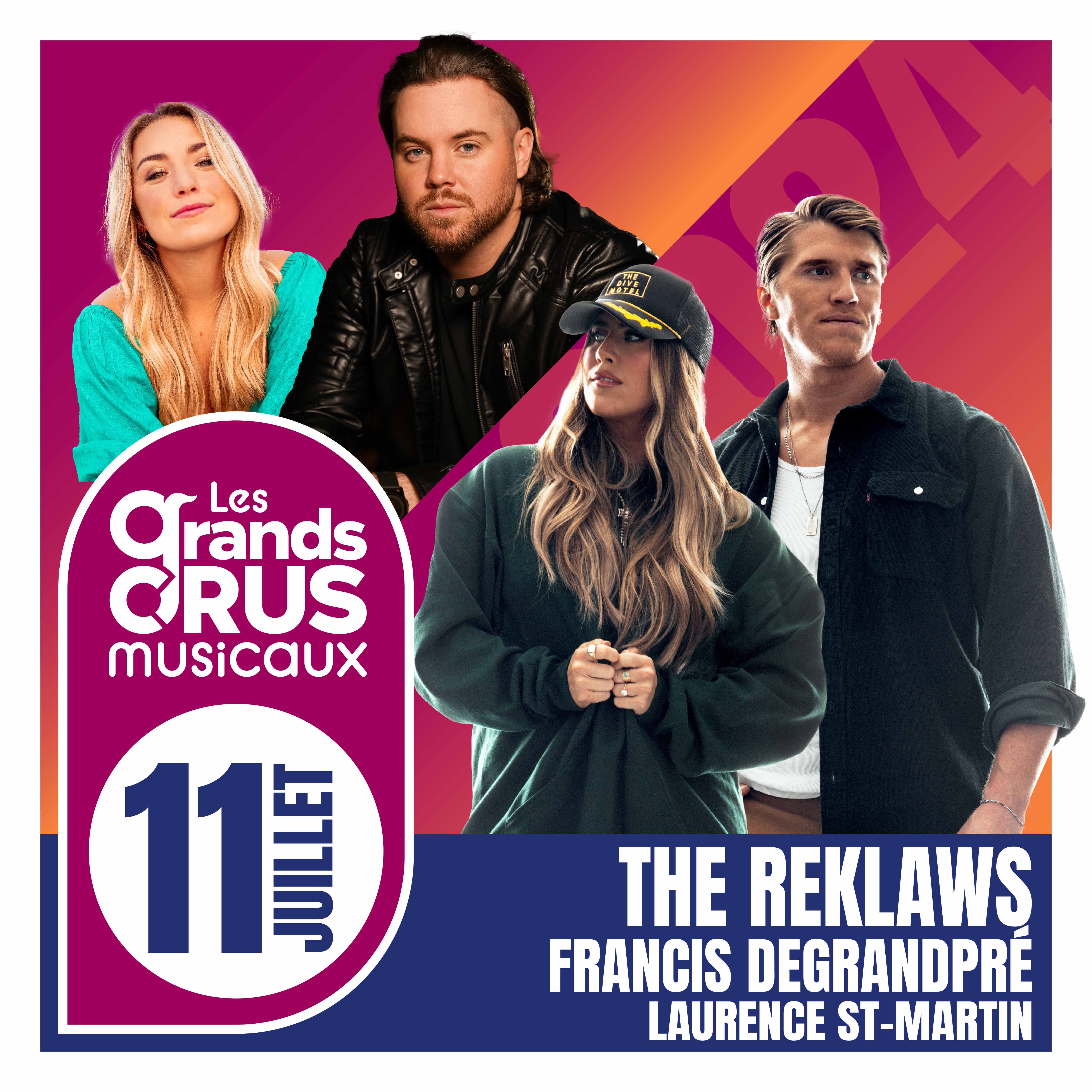 THE REKLAWS | FRANCIS DEGRANDPRÉ & LAURENCE ST-MARTIN - Les grands crus musicaux