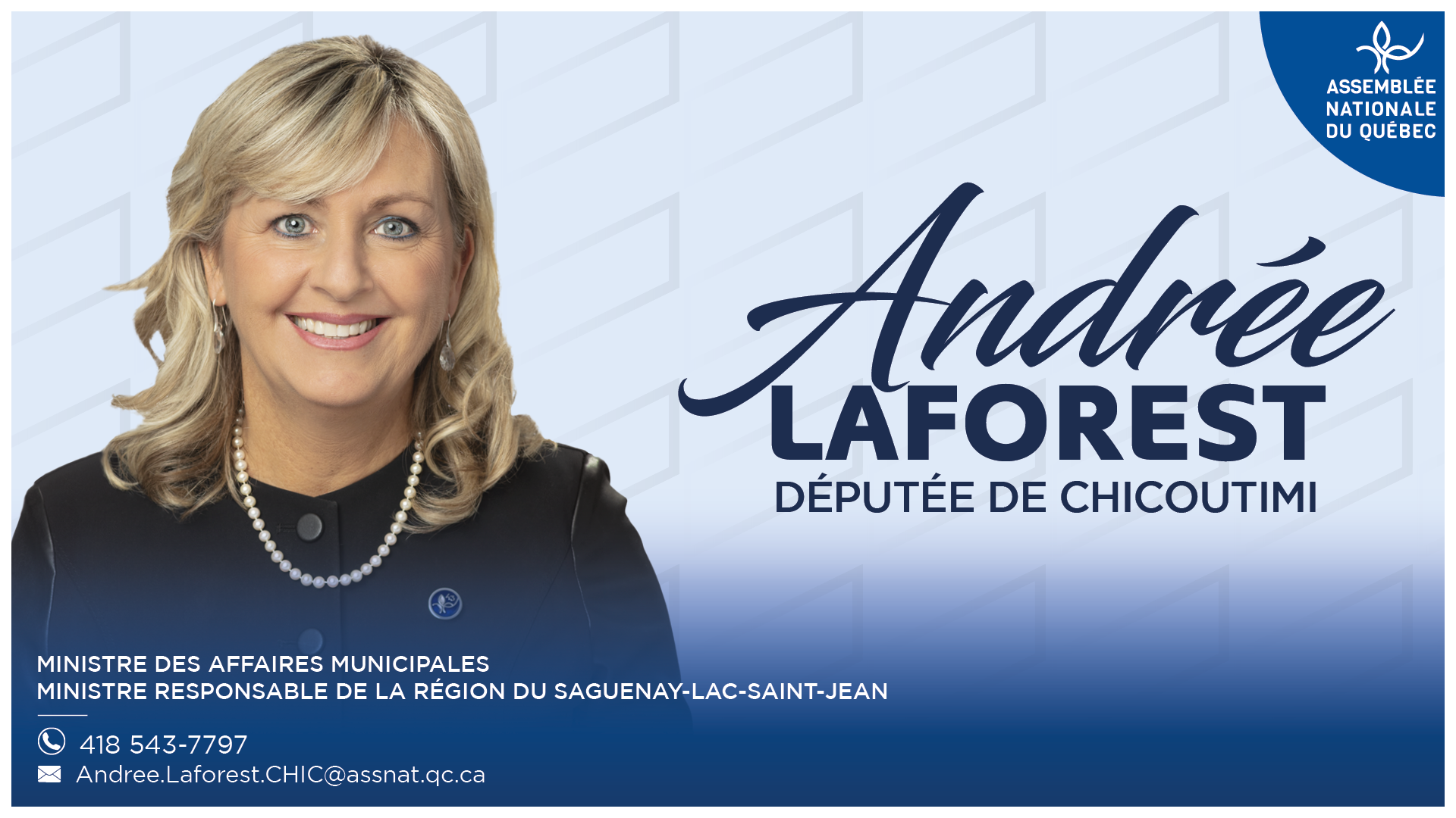 Ministre Andrée Laforest